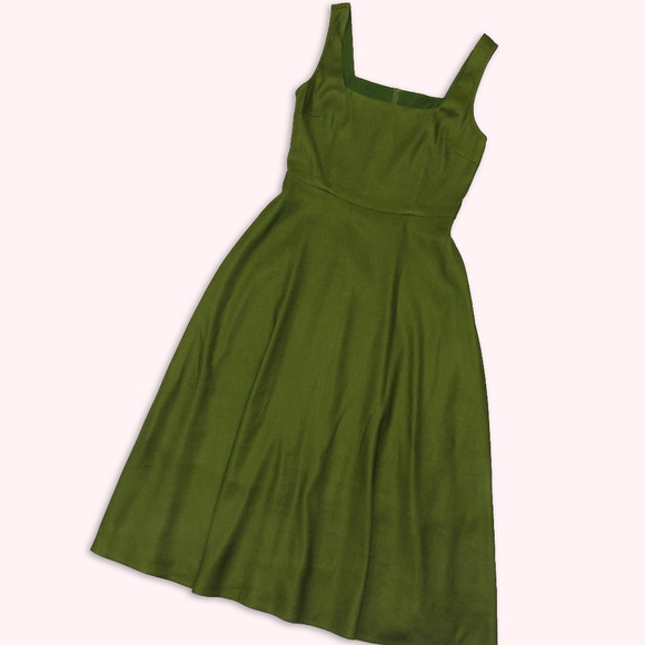 (Designer) Feminine, Summer Dress, Green, 00 - 12 - Picture 3 of 3